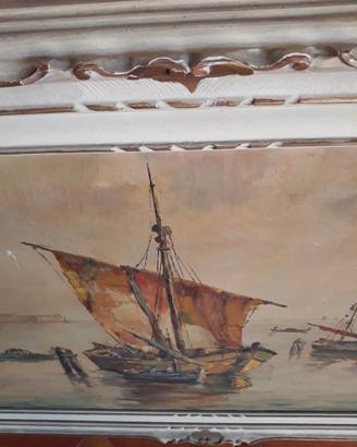 Quadro Olio su Tela Novaretti - Marina Veneziana