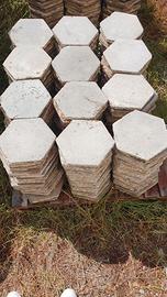 Cementine esagonali inizio 900 -tabacco/antracite!