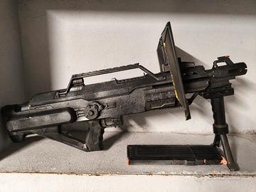mitragliatrice Nerf customizata