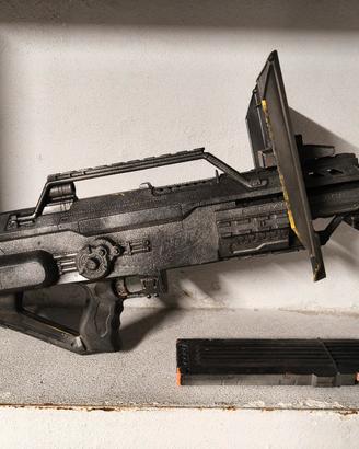 mitragliatrice Nerf customizata