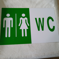 Cartello per toilette