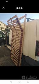 reti di legno buono di marca come si vede dalle fo