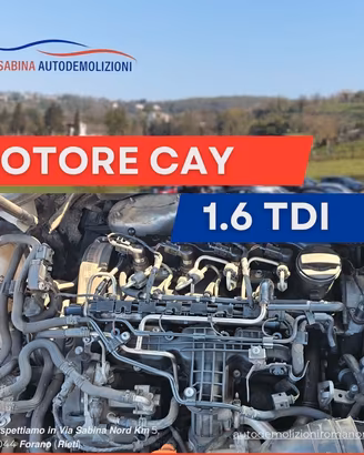 Motore CAY 1.6 TDI golf 6