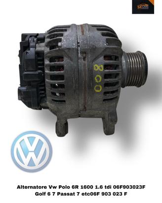 ALTERNATORE VOLKSWAGEN Polo 5° Serie 06f903023f D
