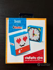 Sveglia Cassa Bluetooth Kinder Divoom Nuova blu