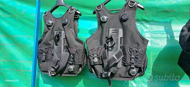 coppia giubbotti assetto variabile per subacquea 