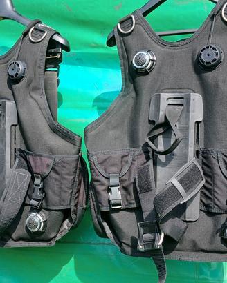 coppia giubbotti assetto variabile per subacquea 