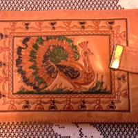 Borsellino vintage di vera pelle