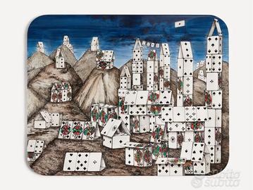 FORNASETTI Vassoio Città Di Carte