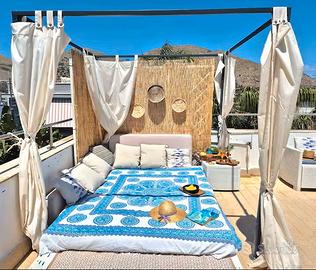 Stanza con 2 terrazze e angolo cottura Mondello