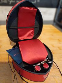 cravatta rosso completo