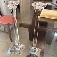 Coppia candelieri in cristallo COLLE fatti a mano