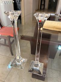 Coppia candelieri in cristallo COLLE fatti a mano