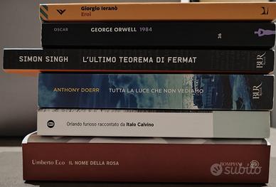Lotto Libri Classici e Moderni Orwell Umberto Eco