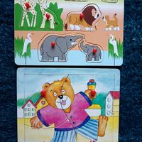 Set di 3 Giochi in legno