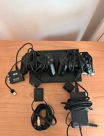 Console Ps2 slim + due controller originali+fifa10