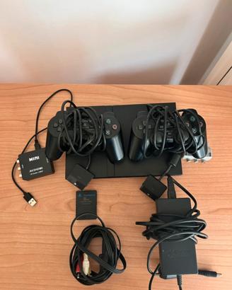 Console Ps2 slim + due controller originali+fifa10