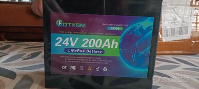 batteria 24 V 200 Ah