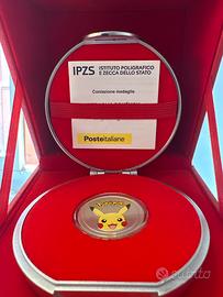 Pokémon Poké ball Medaglia Argento Pikatchu