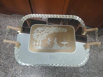 vassoio vetro dì murano 