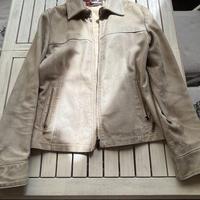 Giubbino simil-scamosciato grigio Versace original