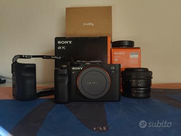 Sony a7c+50mm f2.5 G+Smallrig Cage