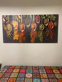Poster Stampa su tela Decorazione Cucina 60x120