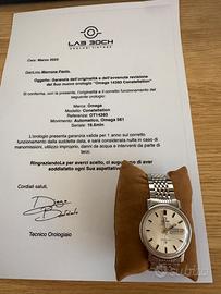 Omega Constallation Day Date Argento Acciaio