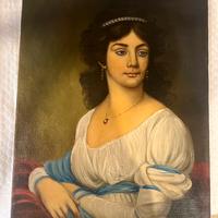 Dipinto olio 70x50  sgombro villa