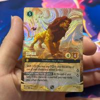 Lorcana simba top64 dlc foil