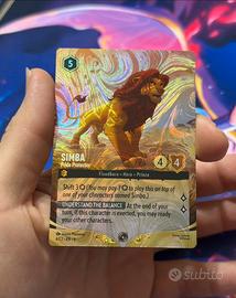 Lorcana simba top64 dlc foil