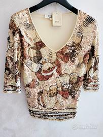 maglietta paillettes 