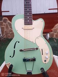 Chitarra semi acustica thinline artigianale