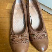Scarpe in pelle donna beige eleganti