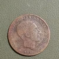 rara moneta 10 centesimi 1878 spagna 