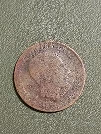 rara moneta 10 centesimi 1878 spagna 