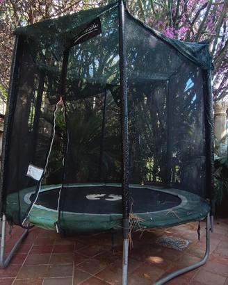 Salta Salta  tappeto elastico con Scivolo