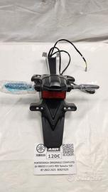 PORTATARGA ORIGINALE COMPLETO DI FRECCE E LUCE PER