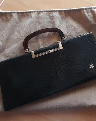 Borsa vintage Ellebi Original pelle serpente