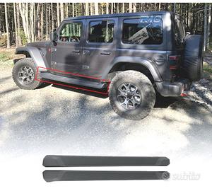 PEDANE LATERALI SOTTOPORTA JEEP WRANGLER 18-24