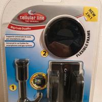 Supporto auto Cellular Line Big Crab Dualfix