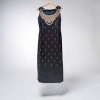 abito li ho in raso con paillettes  vintage