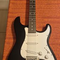 chitarra elettrica e amplificatore