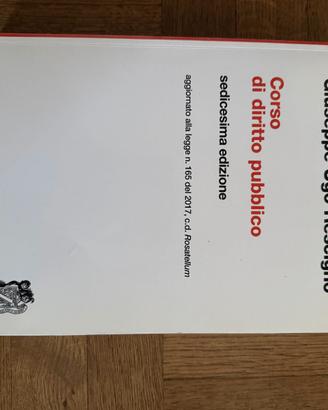 Corso di diritto pubblico