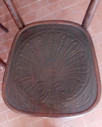sedie J. J. Kohn legno curvato faggio originali