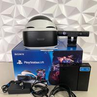 Sony PlayStation VR + PS camera + scatola PS4 PSVR