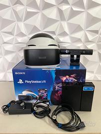 Sony PlayStation VR + PS camera + scatola PS4 PSVR