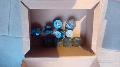 Pomello Marmo Nero - tipo bottone