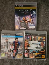 Bundle giochi PS3 GTA5 - FIFA13 - DESTINY