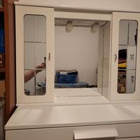 Mobile bagno laccato bianco